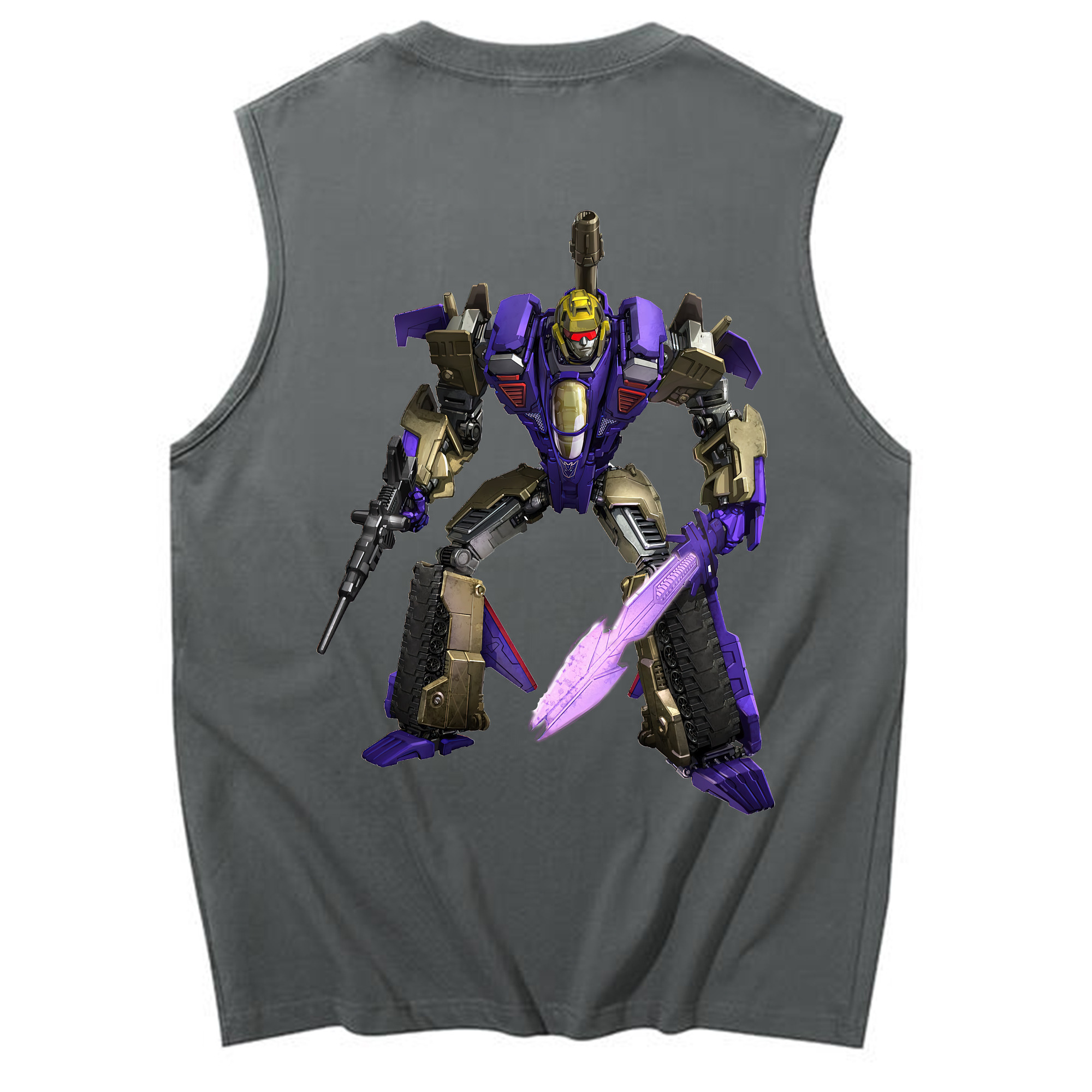 （画像用） Transformers トランスフォーマー コットン100％タンクトップ（背面プリント）